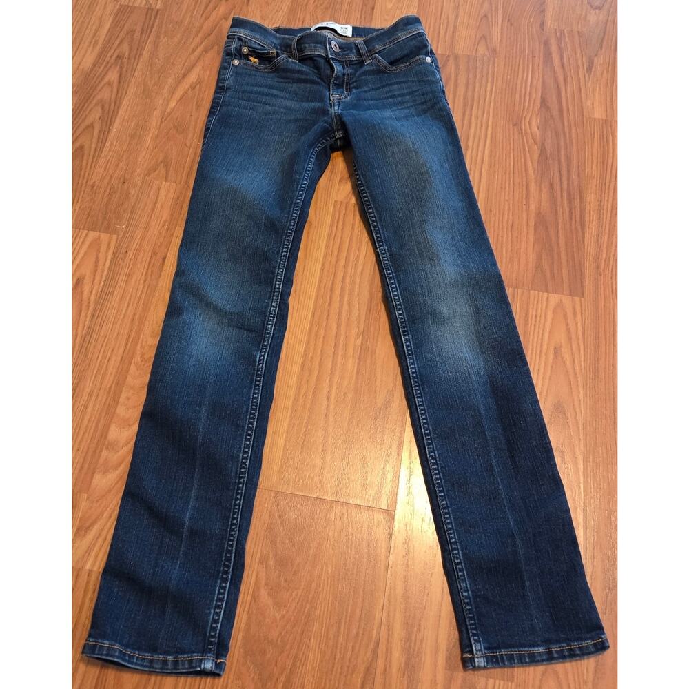abercrombie kids Dark Blue Straight Leg Jeans